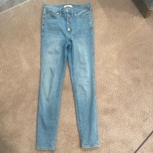 Madewell High Rise Skinny Jeans Size 27